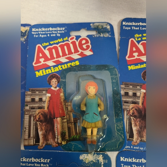 Set Of 9 1982 The World Of Annie Miniatures Knickerbocker - Picture 11 of 14